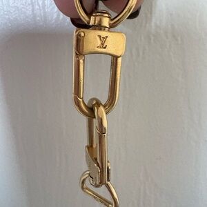 Louis Vuitton Gold Carabiner Keychain